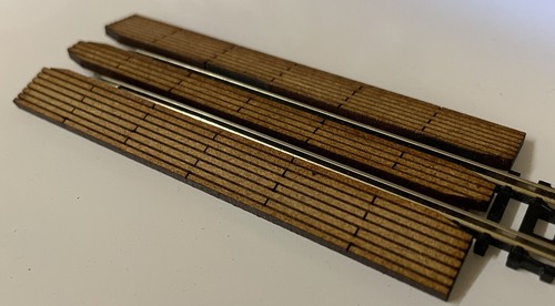 Double track level crossing - double,