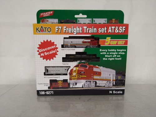 Kato 106 6271 freight train - f7,